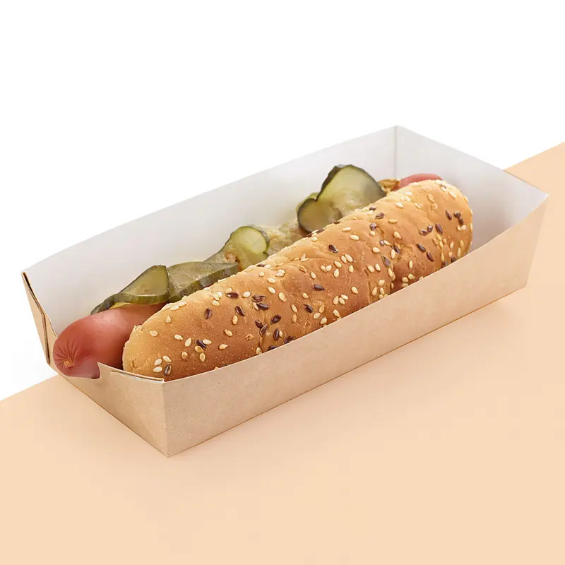 Hot Dog Trays produced as custom food trays