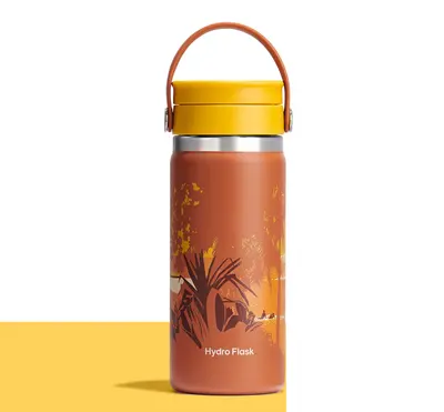 Hydro Flask Stickers displayed with the closure detail visible