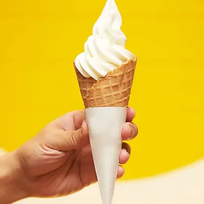 Ice Cream Cone Sleeves photographed from a second angle showing the side panel