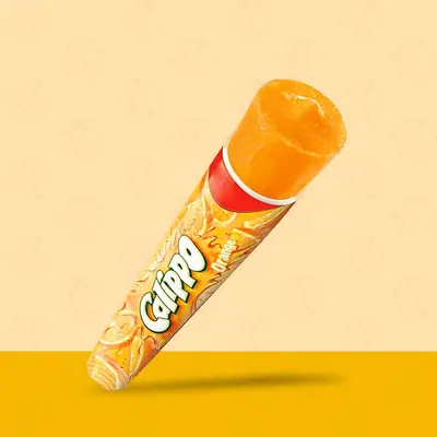 Ice Cream Packaging photographed from a second angle showing the side panel