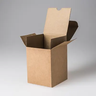 Kraft Candle Boxes shown in a retail presentation setting