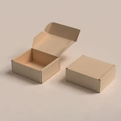 Kraft Packaging shown as a finished custom-printed pack