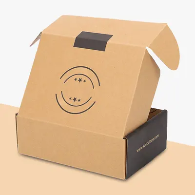 Kraft Packaging displayed with the closure detail visible