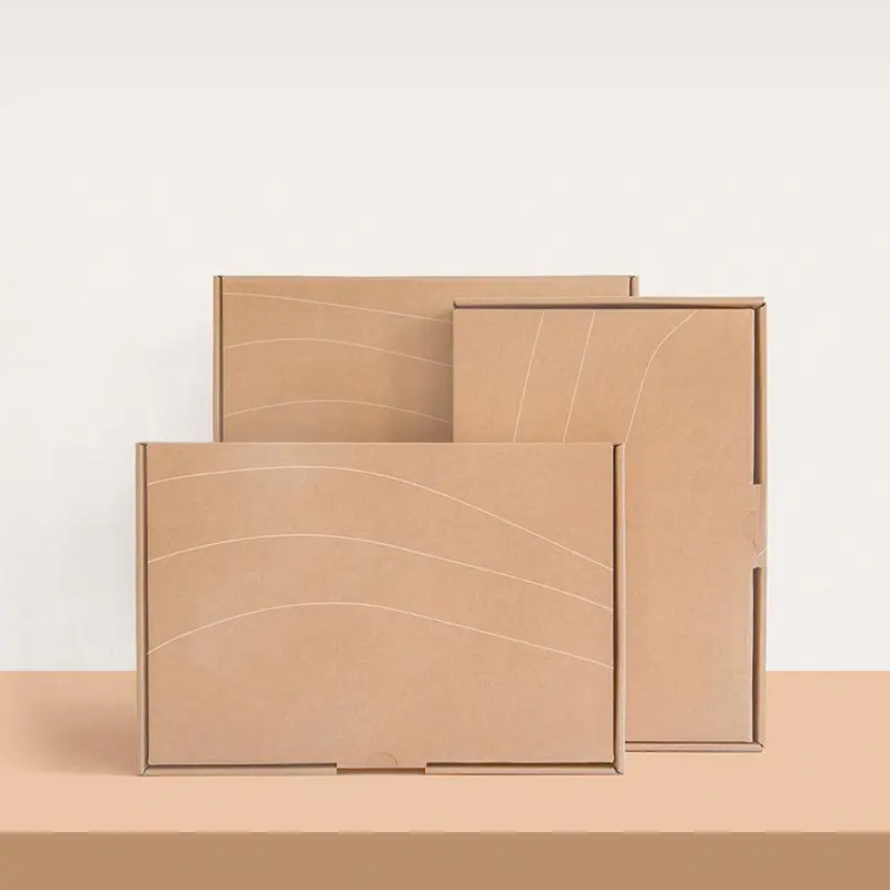 Kraft Packaging produced as custom sustainable packaging