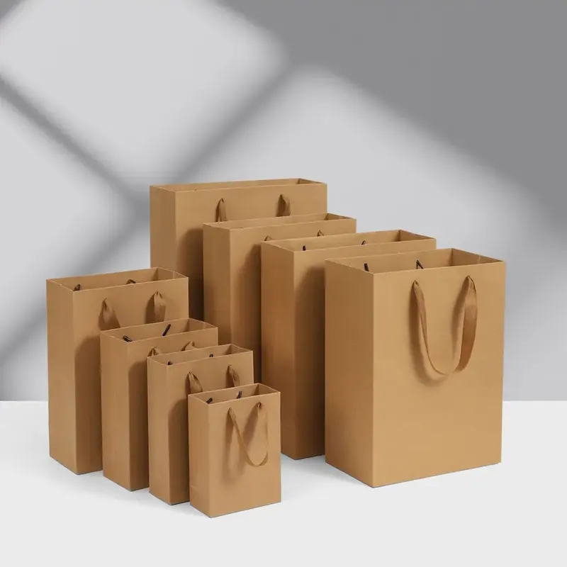 Kraft Paper Bags produced by The Retail Packaging