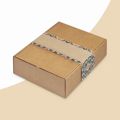 Kraft Sleeves shown in a retail presentation setting