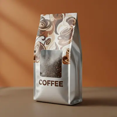 Large Mylar Bag shown as a finished custom-printed pack