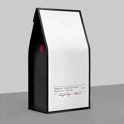 Large Mylar Bag shown at an angle that reveals the depth of the pack