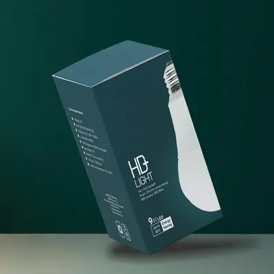 Light Bulb Boxes displayed with the closure detail visible