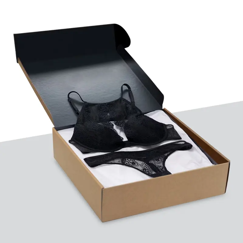 Lingerie Boxes produced as custom apparel packaging