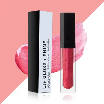 Lip Gloss Boxes photographed from a second angle showing the side panel