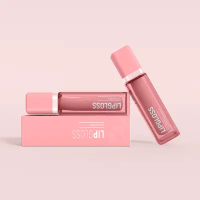 Lip Gloss Boxes displayed with the closure detail visible