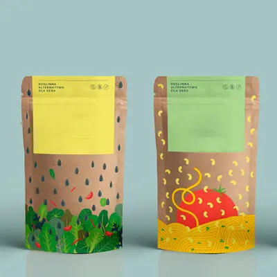Luxury Mylar Bags displayed with the closure detail visible