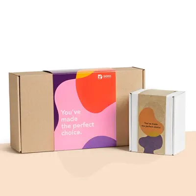 Mailer Sleeves displayed with the closure detail visible