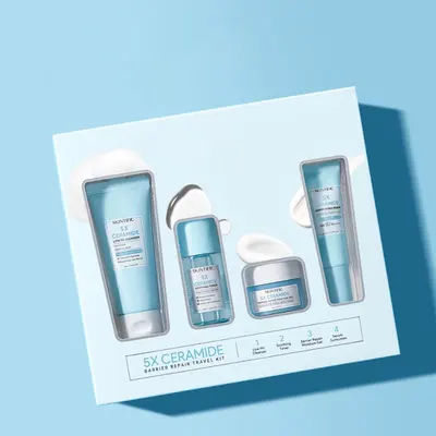 Makeup Boxes shown at an angle that reveals the depth of the pack