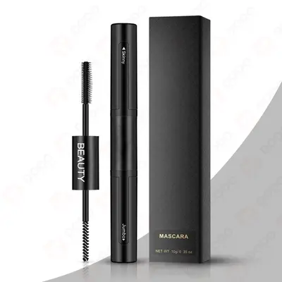 Mascara Boxes shown as a finished custom-printed pack