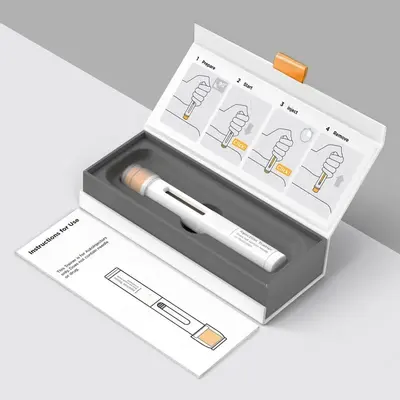 Medical Device Boxes presented alongside its printed surface detail