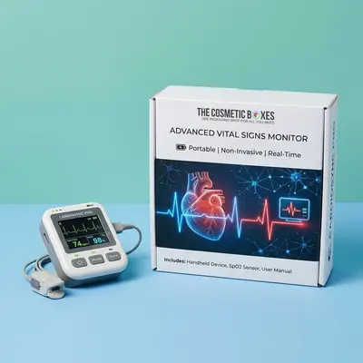 Medical Device Boxes photographed to show the finish across the panel