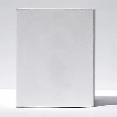 Minimal Packaging shown at an angle that reveals the depth of the pack
