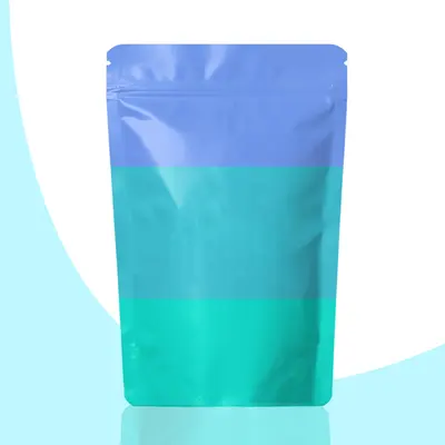 Mylar Bag displayed with the closure detail visible