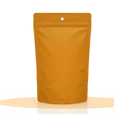 Mylar Bag presented alongside its printed surface detail