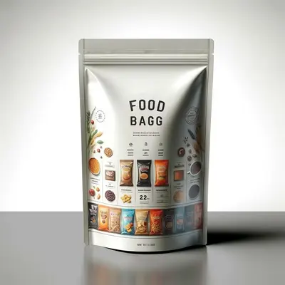 Mylar Food Bags shown as a finished custom-printed pack