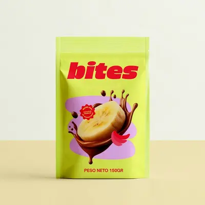 Mylar Food Bags displayed with the closure detail visible