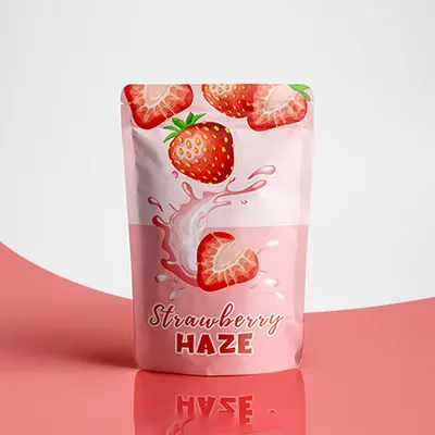 Mylar Food Storage Bag shown as a finished custom-printed pack