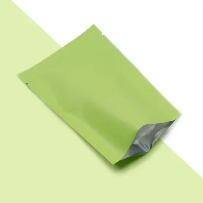 Mylar Vacuum Seal Bags shown at an angle that reveals the depth of the pack