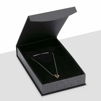 Necklace Boxes photographed from a second angle showing the side panel