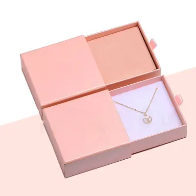 Necklace Boxes displayed with the closure detail visible