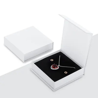 Necklace Boxes shown at an angle that reveals the depth of the pack