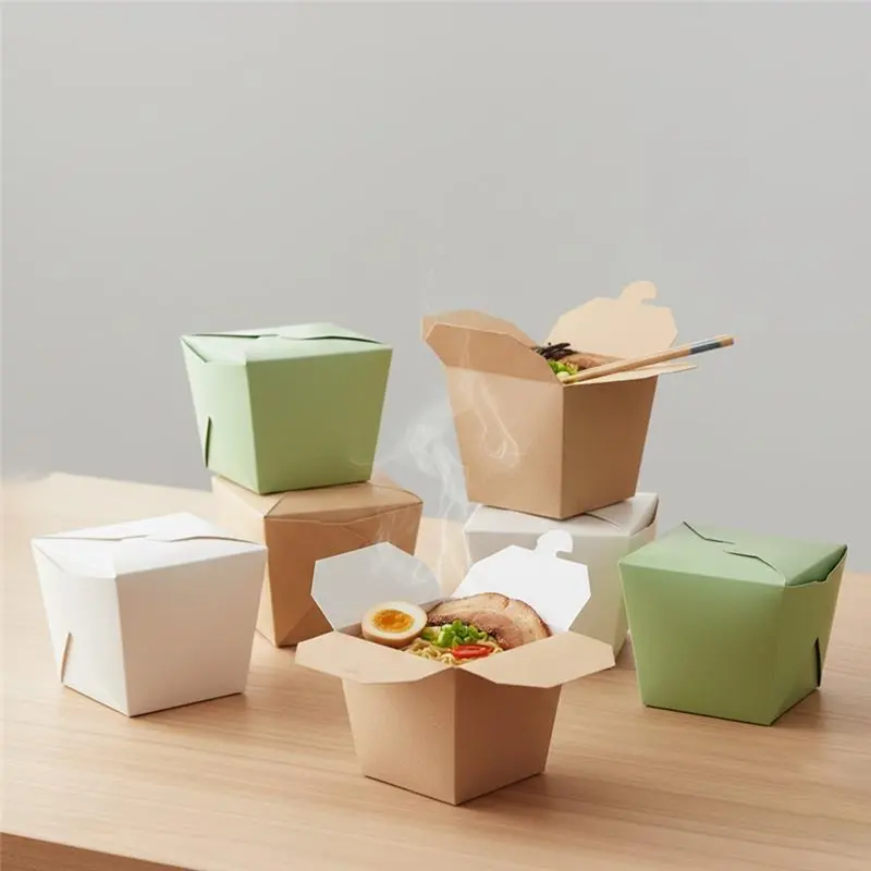 Noodle Boxes produced as custom food packaging