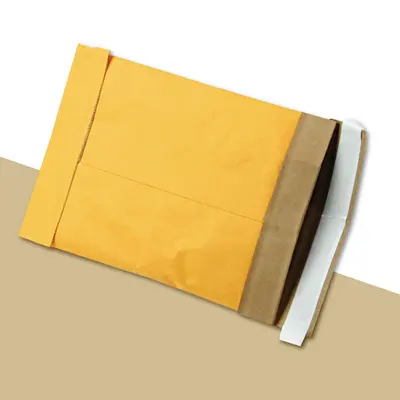 Padded Mailers shown at an angle that reveals the depth of the pack