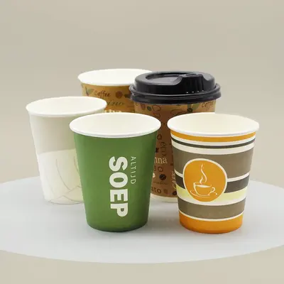 Paper Cups shown as a finished custom-printed pack
