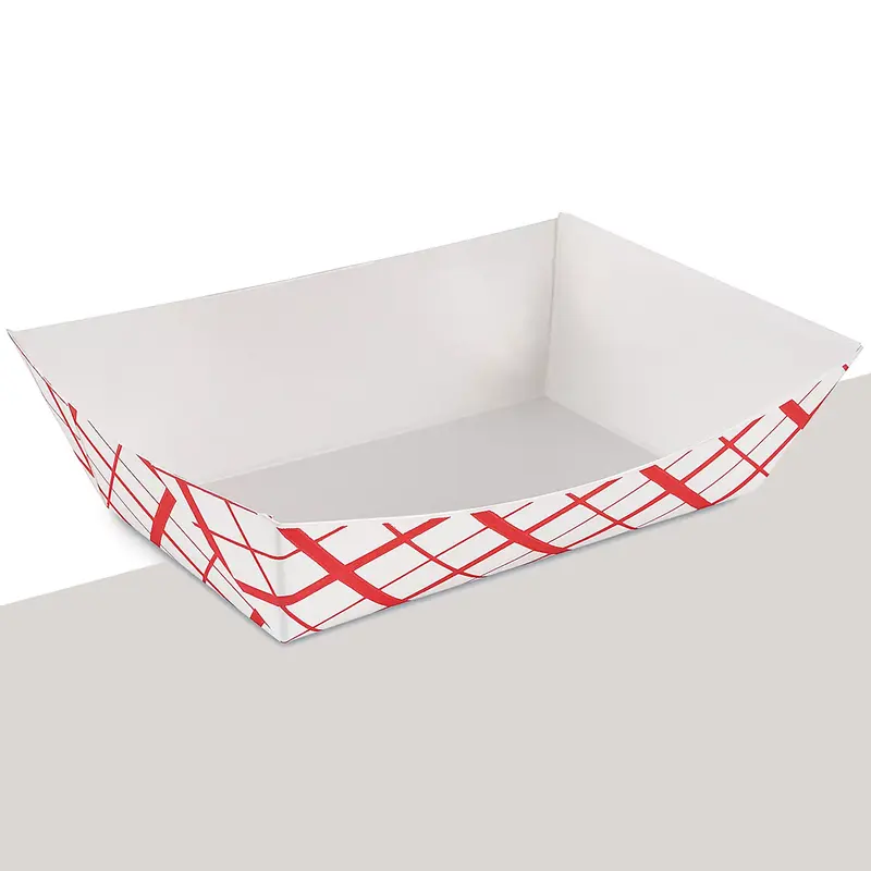 Paper Food Trays photographed to show finish and proportion