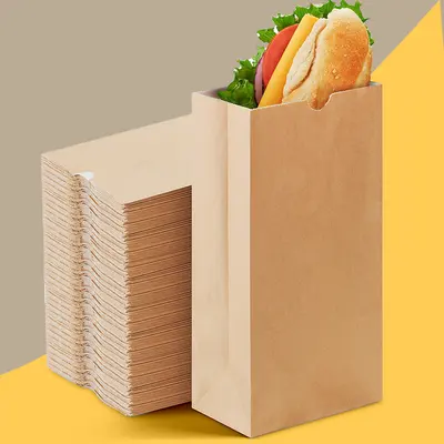 Paper Sandwich Bags shown as a finished custom-printed pack