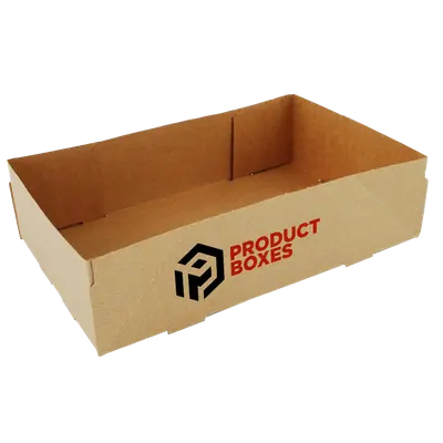 Paperboard Food Trays shown as a finished custom-printed pack