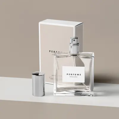 Perfume Boxes shown as a finished custom-printed pack