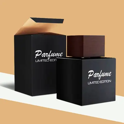 Perfume Boxes displayed with the closure detail visible