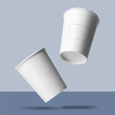 Personalised Paper Cups shown as a finished custom-printed pack