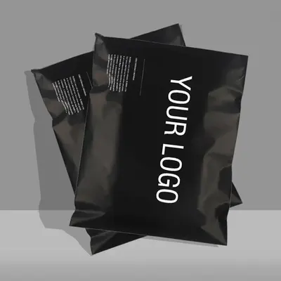 Personalised Poly Mailers captured to show scale and proportion