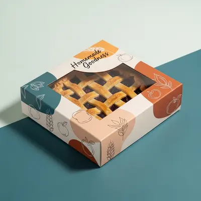 Pie Boxes photographed to show the finish across the panel