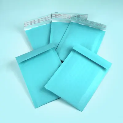 Plain Bubble Mailers shown as a finished custom-printed pack