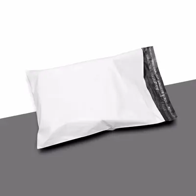 Poly Mailers with Tear Strip captured to show scale and proportion