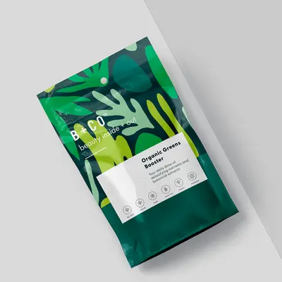 Pressure Sensitive Labels presented alongside its printed surface detail