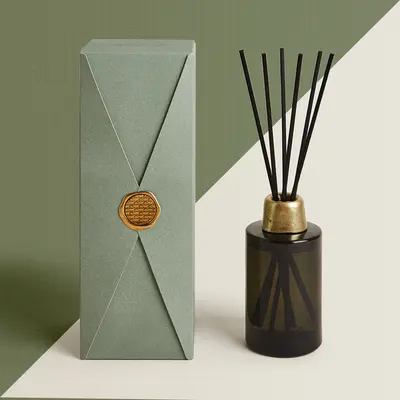 Reed Diffuser Boxes photographed from a second angle showing the side panel