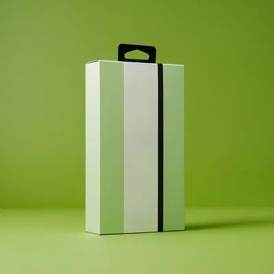 Resistance Band Packaging shown as a finished custom-printed pack