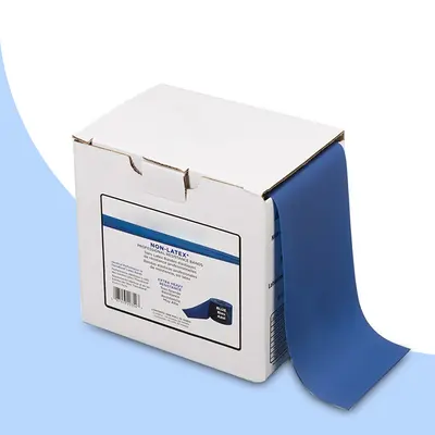 Resistance Band Packaging displayed with the closure detail visible