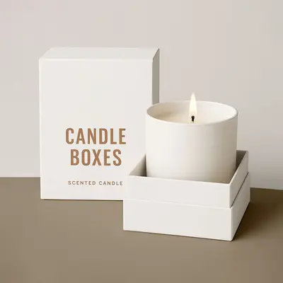 Retail Candle Boxes shown as a finished custom-printed pack